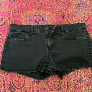 Joes black jean shorts